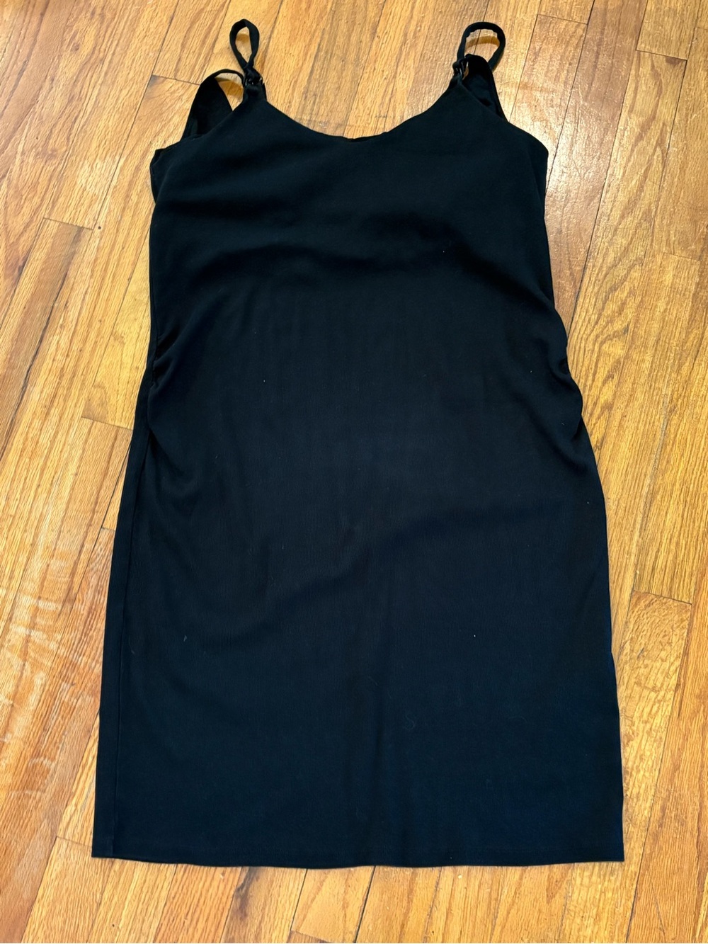 H&M Mama Maternity Full Slip, Black XL, Adjustable Straps Cotton/Elastane